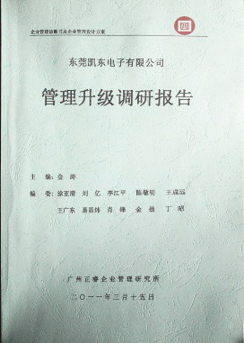 2012年4月5日，正睿咨詢向潔麗決策層陳述調(diào)研報(bào)告